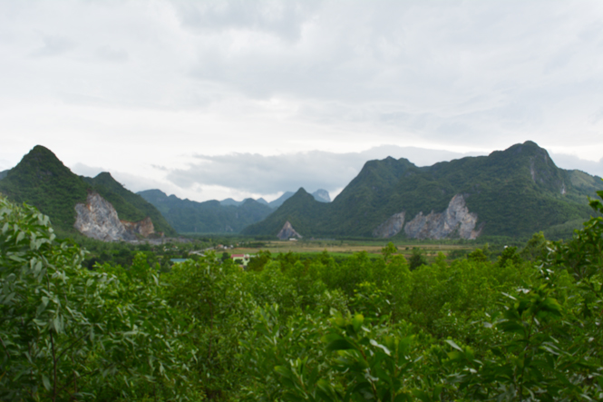 Chiến Khu Rào Trù Nhìn Từ Trên Cao Nhìn Xuống.